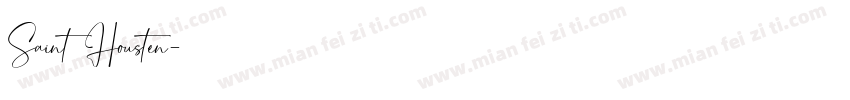 Saint Housten字体转换
